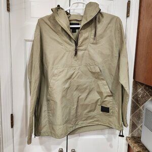 Filson Lightweight Waxed Anorak - Large - Grey Khaki